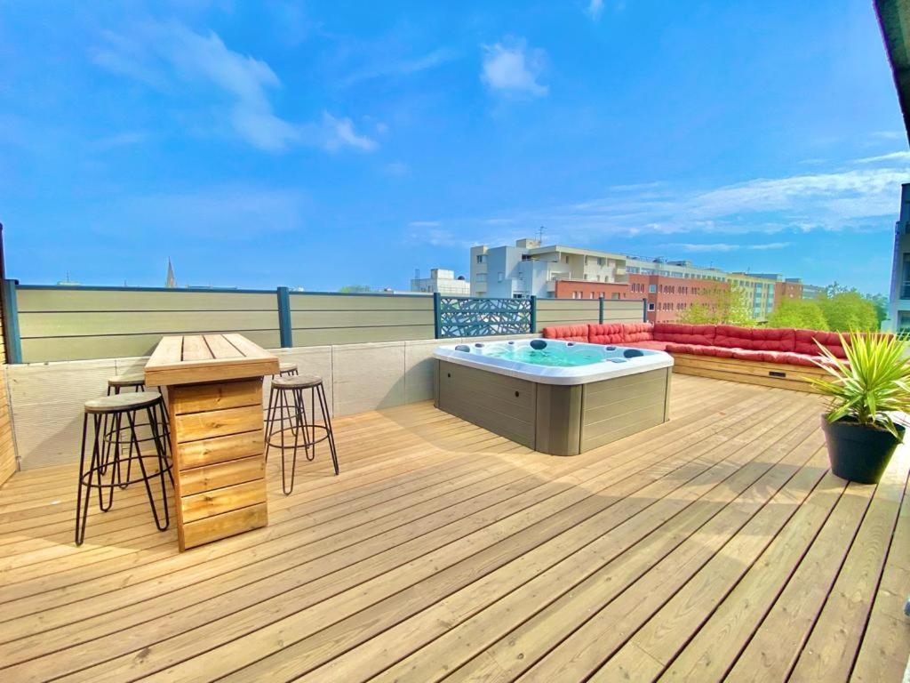 Exceptionnel ! T3 De Standing - Rooftop - Jacuzzi Lejlighed Lorient Eksteriør billede